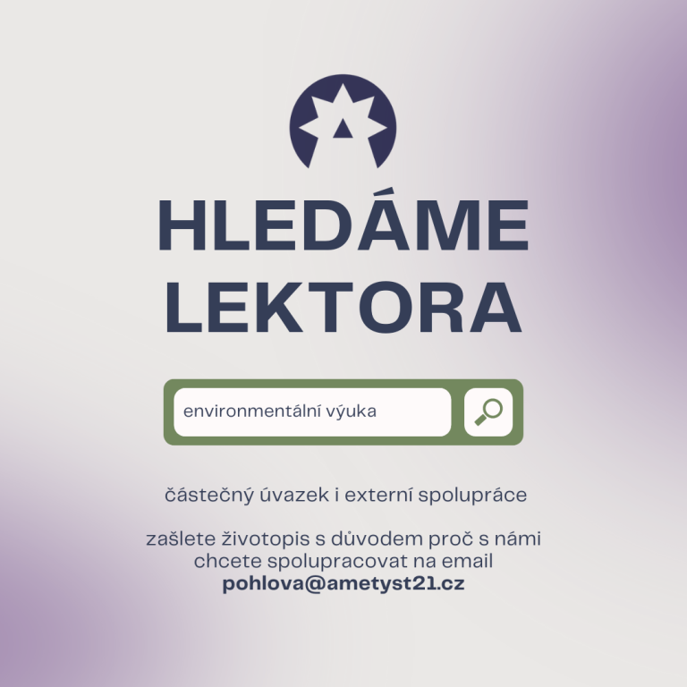 Hledáme lektora