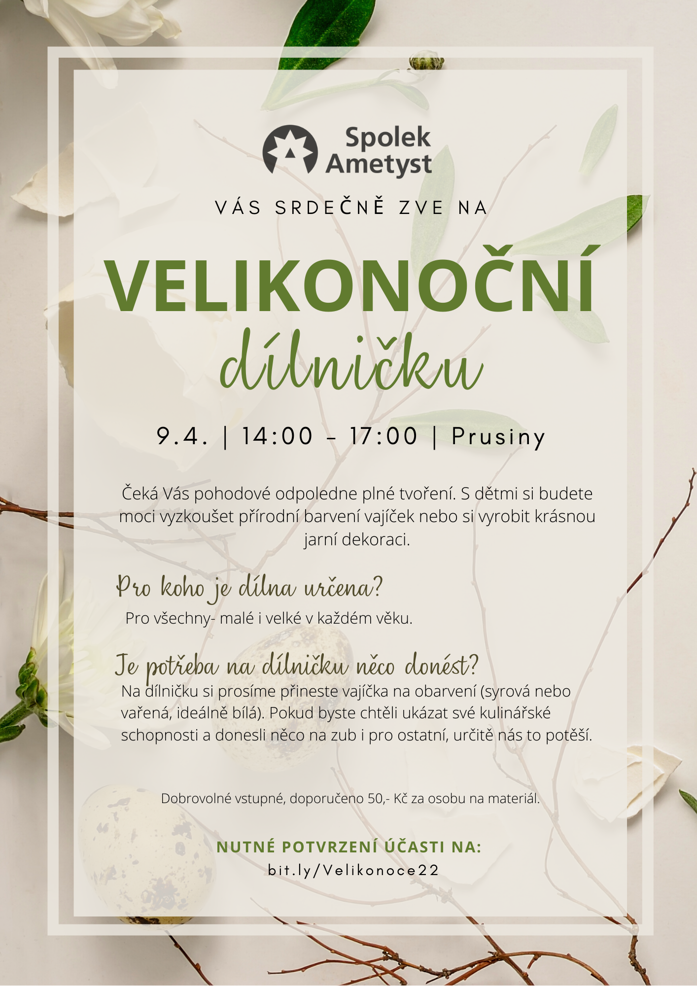 Velikonoční dílna 2022