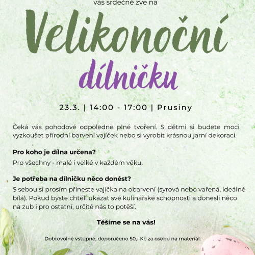 Velikonoční dílnička 2024