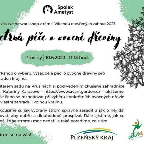 Worksho Šetrná péče o ovocné dřeviny